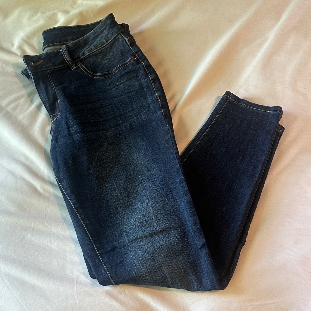 Maurices Dark Blue Skinny Jeans